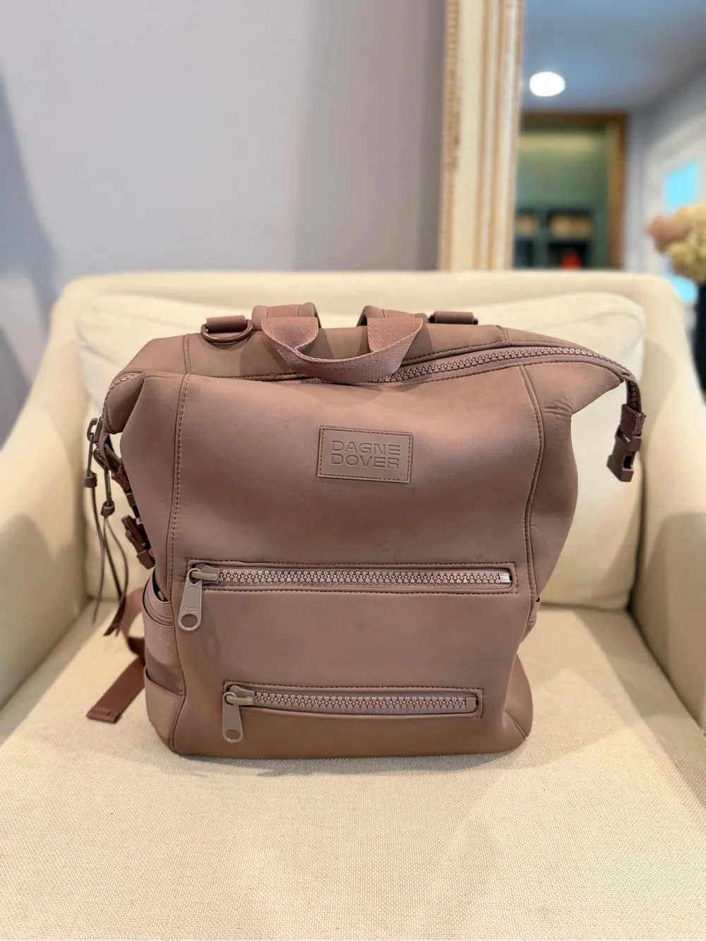 Dagne Dover Mauve Diaper Bag